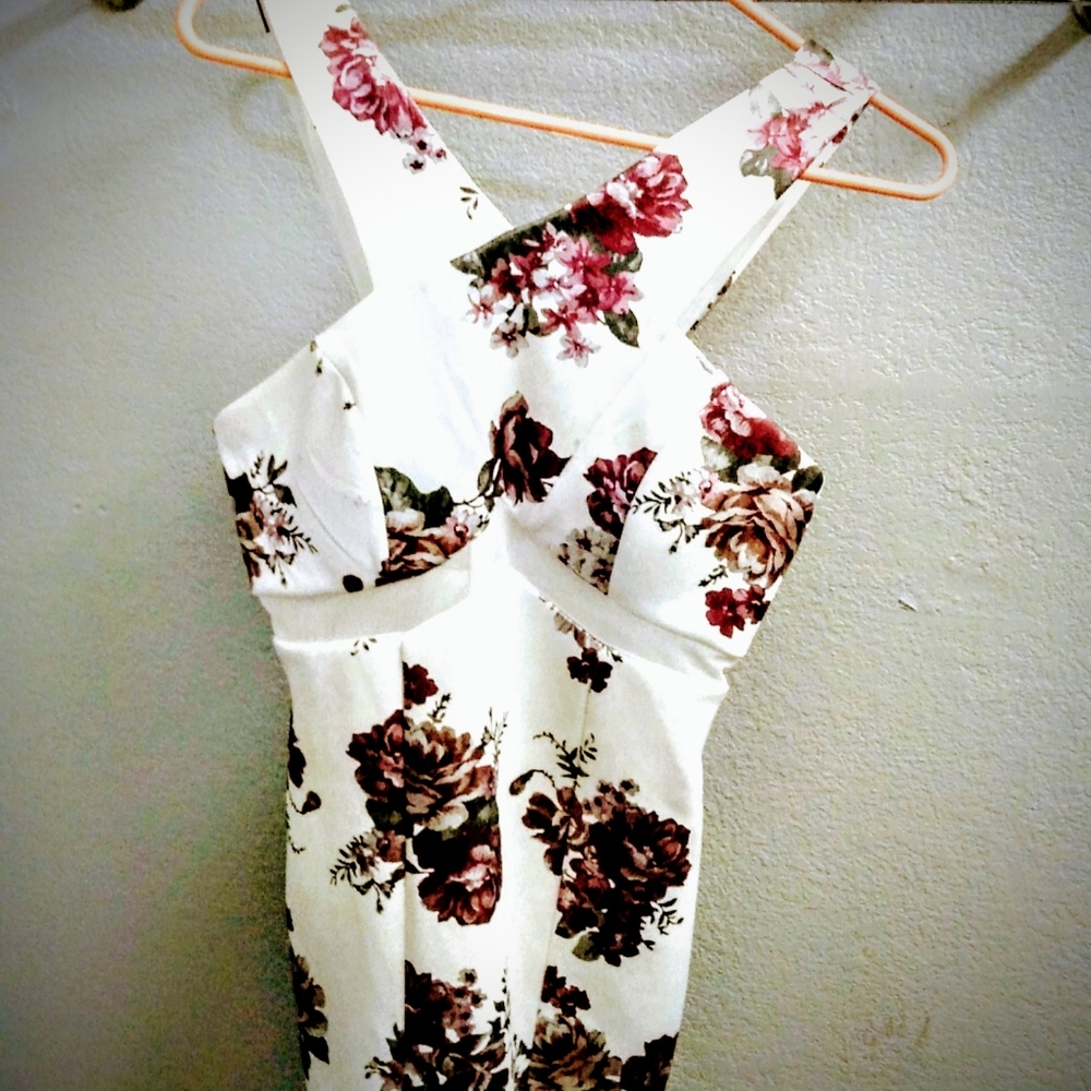 Beautiful flower print dress